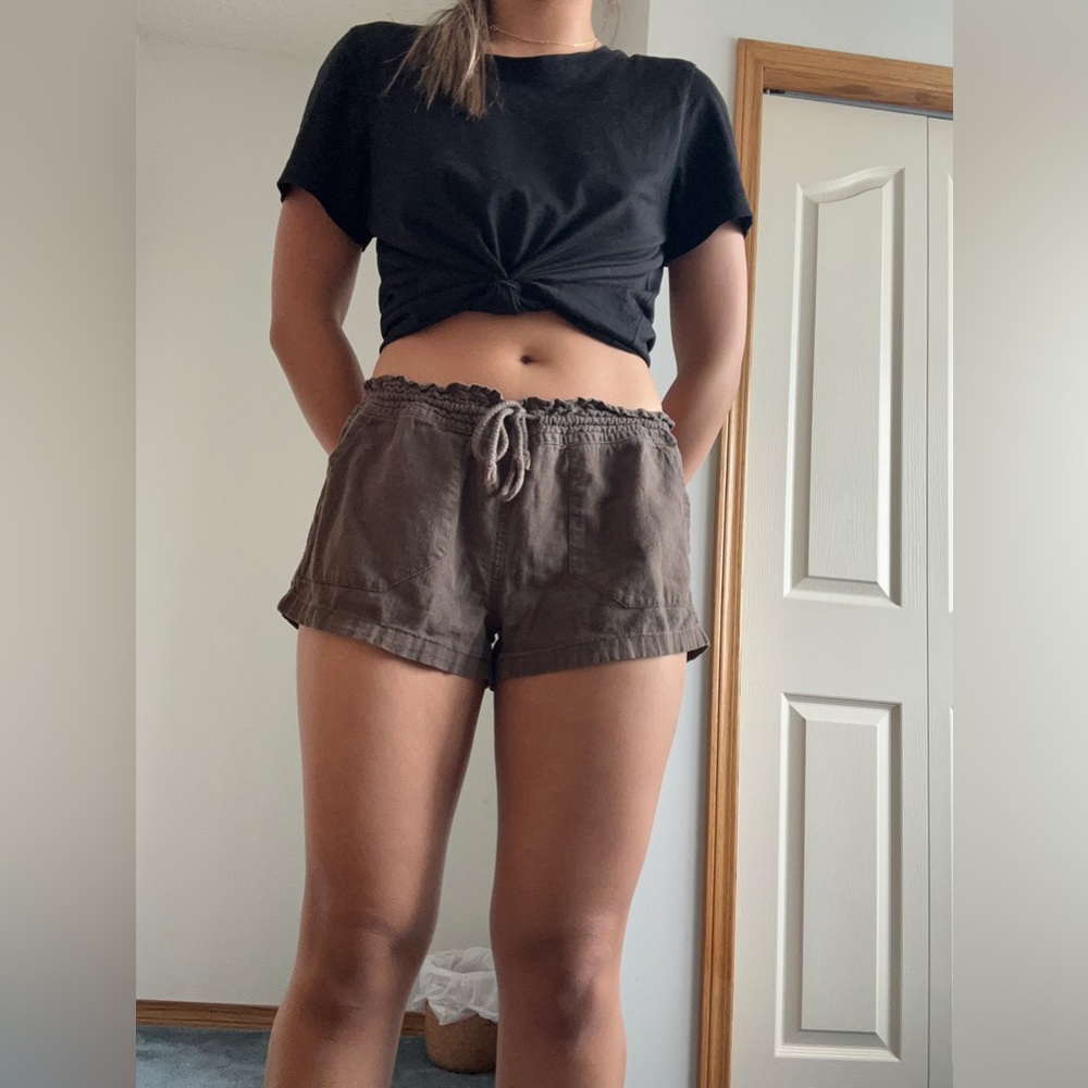 Green shorts